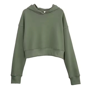 Hoodie court surdimensionné personnalisé, tendance et respirant, pour usage quotidien – Numica Sports - Product Image 1