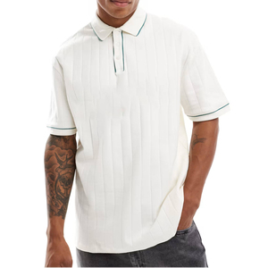 Turn over <b>collar</b> half sleeve Manufacturer Solid Color Short Sleeve Plus Size Athletic Polo Cotton <b>T</b>-<b>shirt</b> - Product Image 1