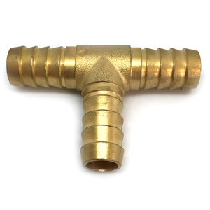 Raccord en T en laiton industriel pour la connexion de tuyaux d'eau et l'irrigation - Product Image 1