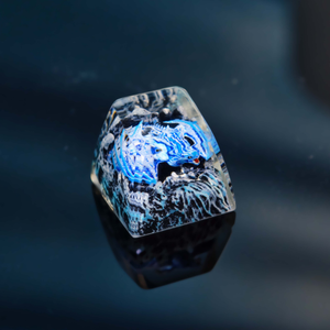 Teclas Místicas de Anime, Teclas Artesanales Personalizadas, Teclas Anime Lindas, Teclas Verdes, Juego de Teclas, Teclas de Resina - Product Image 3