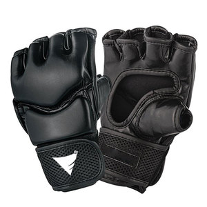 ถุงมือ MMA หนัง PU แบบมืออาชีพ ออกแบบโลโก้ได้ตามต้องการ ดีไซน์ใหม่สำหรับฝึกซ้อมมวย ระบายอากาศได้ดี ซับเหงื่อ ปิดด้วยแถบตีนตุ๊กแก - Product Image 1
