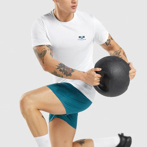 Camisetas de gimnasio para hombre de secado rápido, cómodas, estampadas, MOQ bajo, ropa deportiva para hombre, camisetas de gimnasio para hombre, corte holgado, 100% algodón - Product Image 2
