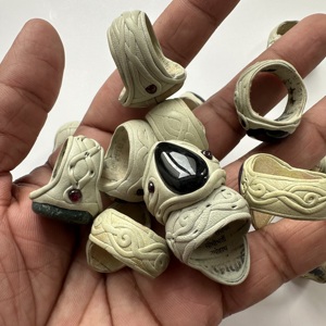 ชุดทำแหวน DIY TFH จำนวน 20 วง พร้อมหินกึ่งมีค่า 162 กรัม แหวนทำมือขัดเงา หินสีสันสดใส - Product Image 4