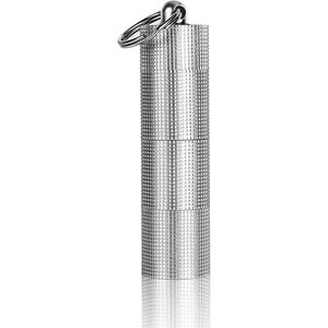 Boîte à pilules quotidienne portable en alliage d'aluminium antidérapante, 3 compartiments, étanche, petite boîte de rangement pour pilules de poche - Product Image 1