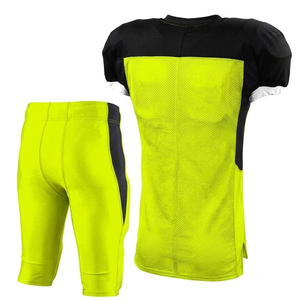Maillot de sport en mesh streetwear d'été personnalisé avec nom et numéro, maillot rétro en mesh coupe ample et courte, maillot de fan de football américain - Product Image 1