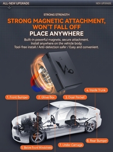 Traceur GPS magnétique 4G pour véhicule, rechargeable, 20000 mAh, longue autonomie, haute précision, localisation en temps réel - Product Image 5