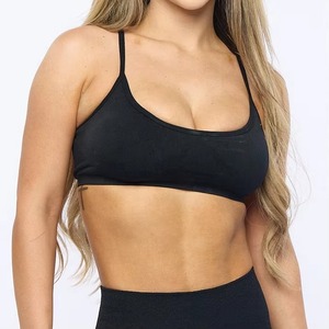 Sujetador Deportivo con Tirantes Cruzados de Nailon y Spandex de Alta Calidad, Fabricante OEM Personalizado, Elástico en Cuatro Direcciones, para Yoga, Fitness y Gimnasio - Product Image 4