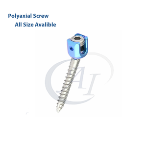 Tornillos Pediculares Poliaxiales de Titanio Manuales, Clase I, para Cirugía Neuroespinal, Tamaños Personalizados, Certificación CE, Uso Clínico, 5 Años de Garantía - Product Image 4