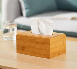 Caja de pañuelos de madera de la mejor calidad, cubierta para caja de pañuelos para un almacenamiento conveniente del papel, precio al por mayor. - Product Image 5