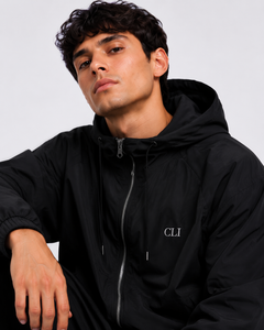 Ensemble de survêtement unisexe coupe-vent à capuche 100 % nylon du fabricant – Veste zippée intégrale froissée et pantalon long – Streetwear personnalisé - Product Image 2
