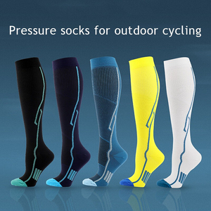 Custom <b>Compression</b> <b>Socks</b> 15-20 MmHg Knee-High Support Sports Travel Knee High Breathable Spandex Polyester <b>Running</b> for Adults - Product Image 2