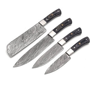 Luxury Damascus Steel <b>Kitchen</b> <b>Knife</b> Set Elegant Design Professional Cooking <b>Knives</b> Durable Long Lasting <b>Kitchen</b> Performance - Product Image 6