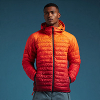Veste matelassée de randonnée pour homme, épaisse, style streetwear, chaude pour l'hiver, avec fermeture éclair, manteau matelassé pour homme