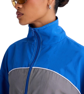 Ensemble survêtement deux pièces coupe-vent personnalisé pour femme, haute qualité 100% polyester, décontracté, vente en gros - Product Image 5