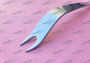 Lame de rétracteur trochanterique supérieur Das/Seng, largeur 25 mm, pour arthroplastie de la hanche, en acier inoxydable - Product Image 2