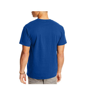 เสื้อยืดคอกลมแขนสั้นผู้ชายสีดำ ผ้าคอตตอน 100% ผ้าเนื้อดี พิมพ์ลายโลโก้ด้านหน้า สไตล์ทางการ ทรงหลวม ไม่เป็นขุย ใส่ได้ในฤดูร้อน - Product Image 2