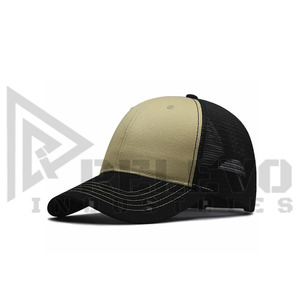 Gorras de Béisbol de Algodón Bicolor Personalizadas al por Mayor para Hombre, Estilo Deportivo Casual Simple con Bordado a Mano, Gorras de Marca Impermeables - Product Image 1