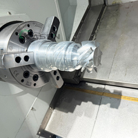 Tour à métaux à banc incliné TCK50A avec axe Y, tourelle hydraulique BMT55, tourelle motorisée, tour CNC de haute précision