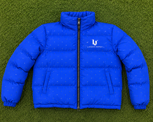 Custom Men Royal Blue Puffer Jacket <b>Winter</b> <b>Quilted</b> Bubble Coat Lightweight Warm Insulated Zip Up Jacket OEM Wholesale Fectory - Product Image 6