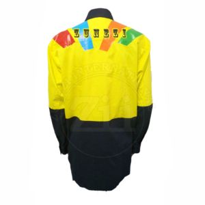 100% Cotton <b>Long</b> Sleeve Men Shirt NFPA2112/CAT2 Flame Resistant FR Shirts FR Welding Fire Retardant Shirts High Visibility - Product Image 3