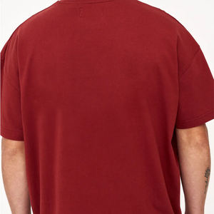 เสื้อยืดโอเวอร์ไซส์สั่งทำพิเศษ ผ้าคอตตอนหนานุ่ม ทรงไหล่ตก สไตล์สตรีทแวร์ ความหนาแน่นสูง รับผลิตแบบ OEM แบรนด์ส่วนตัว - Product Image 6