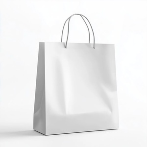 Sac en papier artisanal moderne pour emballage de marque haut de gamme, sac cadeau en papier fait main avec texture de surface unique, idéal pour la vente au détail - Product Image 1