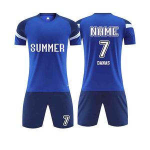 Ensemble de maillots et shorts de football personnalisés OEM pour hommes, tenue de football respirante, uniforme de football - Product Image 5