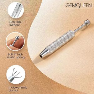 Kit de herramientas cónicas para perforaciones, pinza de bola de acero inoxidable, pin de inserción sin rosca para cambio de joyería en oreja, nariz y labio - Product Image 2