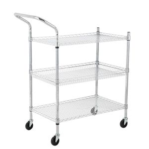 Premium Quality Metal Kitchen Trolley Organizer With Elegant Finish And Heavy Duty Multi <b>Shelf</b> <b>Storage</b> System - Product Image 1