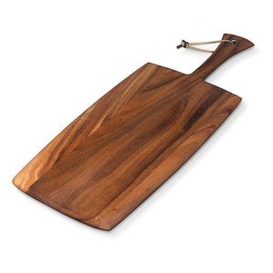 Tabla de cortar de madera hecha a mano de primera calidad para la preparación de alimentos en la cocina, para cortar verduras, frutas, carne, pan, tabla de cocina rústica - Product Image 6
