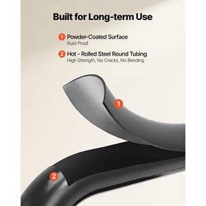 Sgabello Pieghevole Portatile in Acciaio con Pedana Antiscivolo, Vassoio Porta Attrezzi, Corrimano Bilaterali, 5 Gradini Larghi, Capacità 600 Libbre, Carico 5000 Libbre - Product Image 5