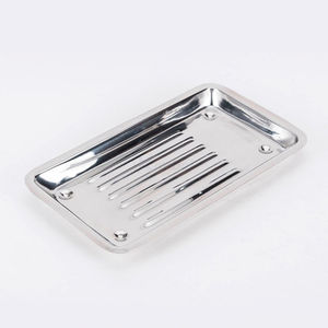 Bandeja de Esterilización Manual de Acero Inoxidable Alemán de Grado Médico para Instrumentos Dentales y Cirugía General con Base Perforada - Product Image 2