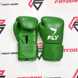 Guantes de Boxeo Personalizados con Correa Marrón, de Alta Calidad, para Entrenamiento, Combate y Artes Marciales Mixtas - Product Image 2