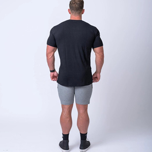 Camiseta Deportiva de Algodón y Elastano para Hombre, Estilo Urbano, Personalizable, Manga Corta, Transpirable, de Secado Rápido, para Correr, Fitness y Ejercicio Muscular - Product Image 3
