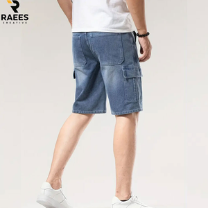 Pantalones Cortos de Mezclilla para Hombre a Precio Económico, Pantalones Cortos de Verano 100% Algodón, Pantalones Cortos de Mezclilla Lavados con Piedras - Product Image 4