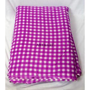 เสื้อผ้าแฟชั่นน้ำหนักเบา พิมพ์ลายบล็อกด้วยมือ ลายสี่เหลี่ยม สำหรับตกแต่งบ้าน สวมใส่สบาย เหมาะสำหรับผู้หญิงและเด็กผู้หญิง ตัดเย็บด้วยผ้าคุณภาพสูง - Product Image 5