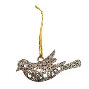 Christmas Tree Hanging For Home Livingroom Fireplace Decoration Use Gifting Hanging Pendant IN <b>Blue</b> <b>Glitter</b> Color - Product Image 2