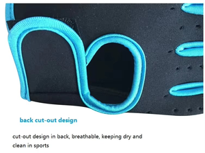 Guantes Deportivos de Poliéster con Logotipo Personalizado, Transpirables, Antideslizantes, con Correa Ajustable para la Muñeca, de Medio Dedo, para Levantamiento de Pesas y Entrenamiento en Gimnasio - Product Image 4