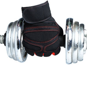 Guantes de Levantamiento de Pesas PHANTOM IMPEX de Neopreno con Medio Dedo, Cierre con Cordones, Correa Ajustable y Palma Antideslizante para Entrenamientos en el Gimnasio - Product Image 4