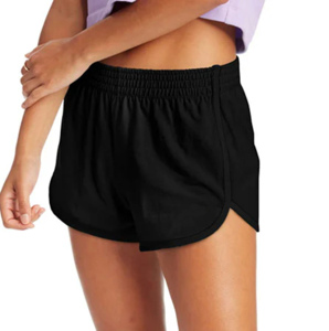 Shorts Deportivos de Alta Calidad para Mujer, 83% Algodón, 17% Poliéster, con Cordón Ajustable, Holgados, con Bolsillos, para Otoño - Product Image 3