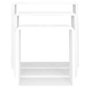 Juego de 3 Estantes de Pared Cúbicos de MDF Blanco, Pequeños, Medianos y Grandes, para Exhibir en la Pared de tu Hogar u Oficina - Product Image 6