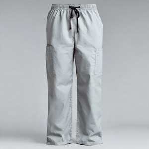 Wholesale Knitted 100% Cotton Scrub Pants for Medical Hospital Use Breathable Comfortable with Pockets Customized Color - Product Image 1