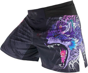 Premium Custom Printed 100% Cotton Front Jersey MMA Training <b>Grappling</b> Fight <b>Shorts</b> Lightweight Men's Muay - Product Image 1