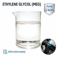 Bon prix CAS 107-21-1 Vente en gros Antigel Liquide de refroidissement Matière première Additif Liquide visqueux transparent incolore Glycol éthylène