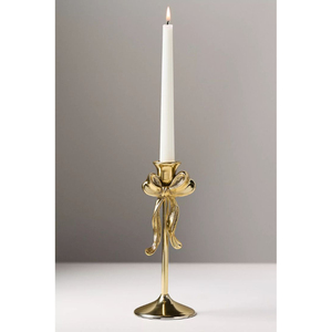 Adorable bougeoir en acier inoxydable, support pour bougies coniques, design moderne et minimaliste, décoration d'intérieur, base en métal durable - Product Image 6