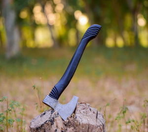 Handmade Industrial High Carbon Steel Tomahawk Hatchet Multi-Purpose Camping Outdoor Survival <b>Axe</b> Rose Wood Handle Leather 1.5kg - Product Image 2