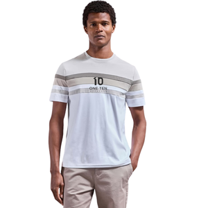 Premium <b>Colour</b> Block Mercerised T <b>Shirt</b> Casual Short Sleeve Cotton Top Modern Fashion Wear Custom Design Wholesale Clothing - Product Image 1