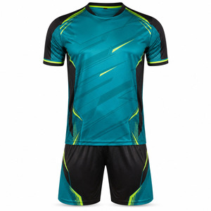 Vêtements de futsal personnalisés en gros, maillot de football respirant sublimé et short, ensemble uniforme d'entraînement de football pour hommes - Product Image 2
