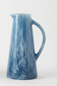Moderna Jarra de Agua de Resina Azul con Tapa y Asa, Capacidad de 1.8L, Ecológica, para Fiestas y Uso Doméstico, Hecha a Mano - Product Image 2