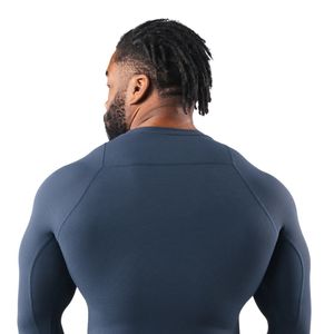 Men's Customizable Color Compression Long Sleeve Jersey Blank T-Shirt-Moisture <b>Wicking</b> Breathable Athletic Apparel Custom Logo - Product Image 5